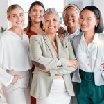 グローバル企業の女性従業員たちのイメージ